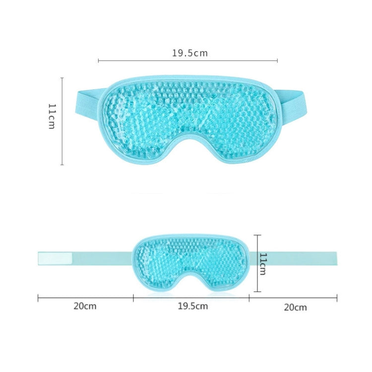 2 PCS PVC Gel Ice Mask Sleeping Eye Mask