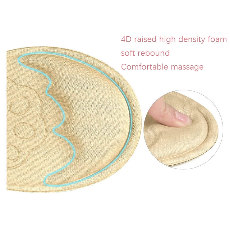 10 Pairs Exercise Adjustment Size Shoes Pads, Style: Female Pointed Tip Black