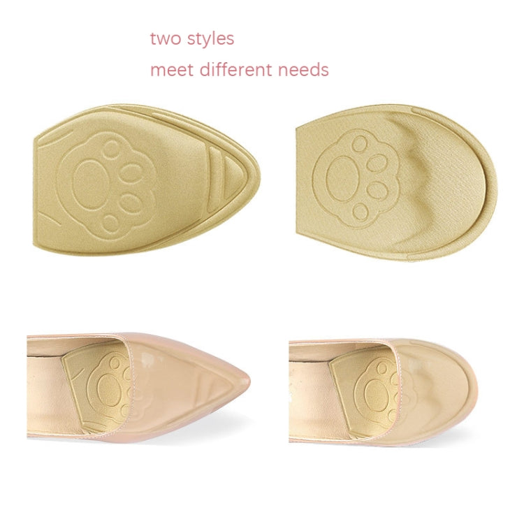 10 Pairs Exercise Adjustment Size Shoes Pads, Style: Female Pointed Tip Black