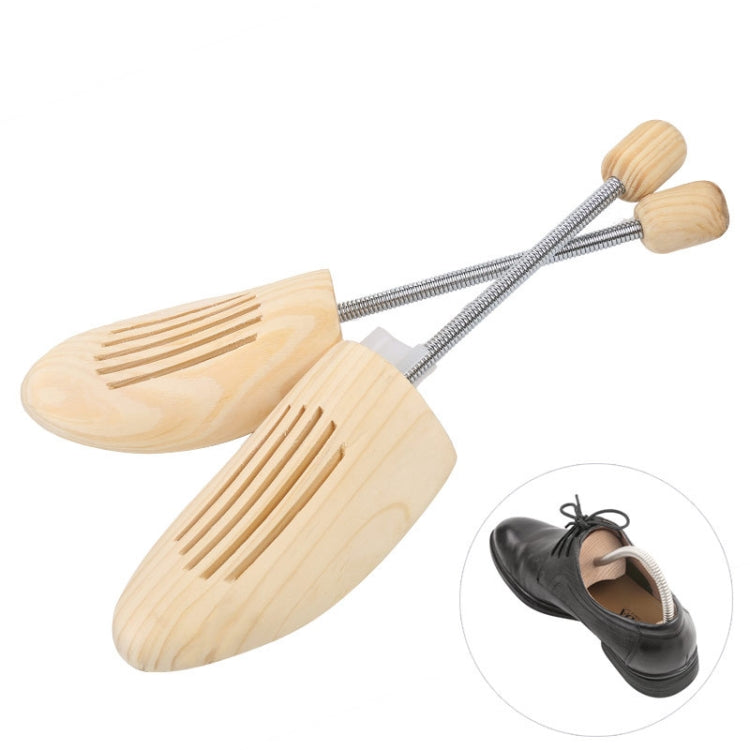 Spring Wooden Shoes Expander, Size: S 40-42(Wood Color)