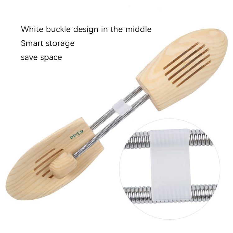 Spring Wooden Shoes Expander, Size: S 40-42(Wood Color)
