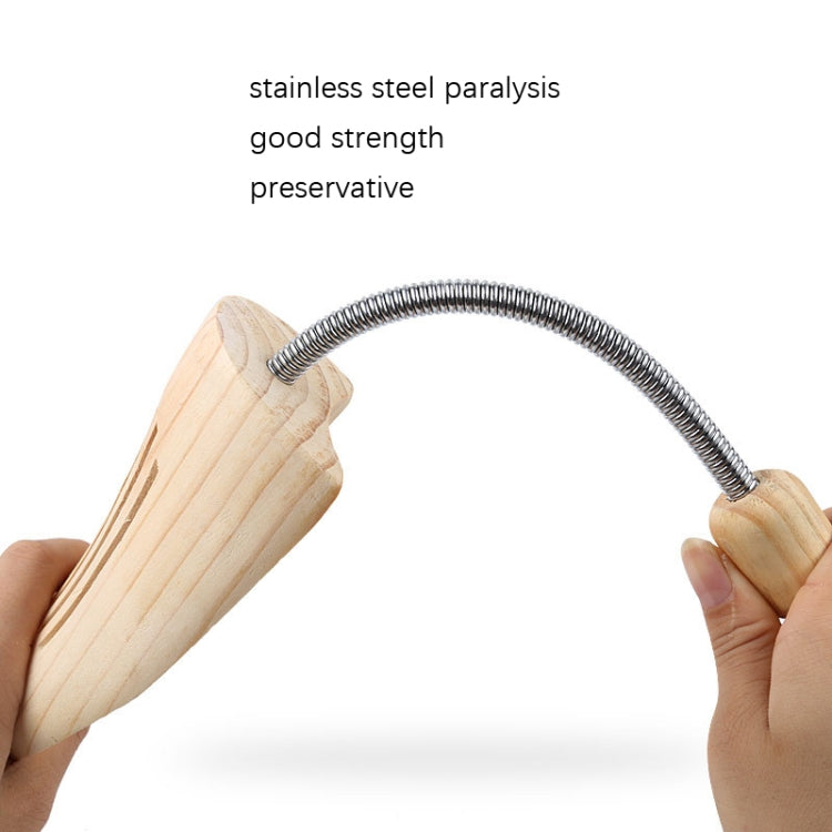 Spring Wooden Shoes Expander, Size: S 40-42(Wood Color)