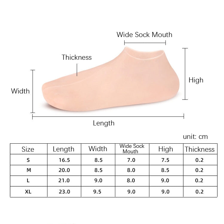 2 Pairs Moisturizing And Rejuvenating Sole Function Socks, Size: L