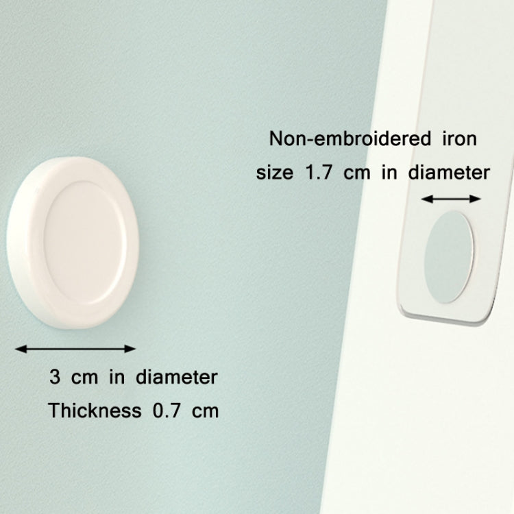 2 Sets Round Magnetic Absorption Hook with Magnet