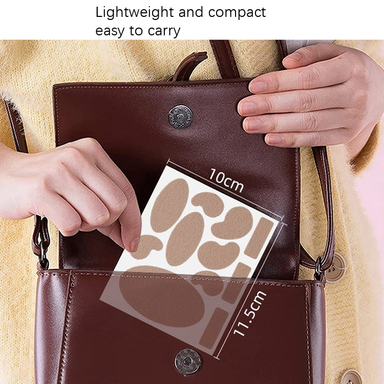 10 PCS High Heel Anti-Wear Foot Shoes Stickers(Skin Color)