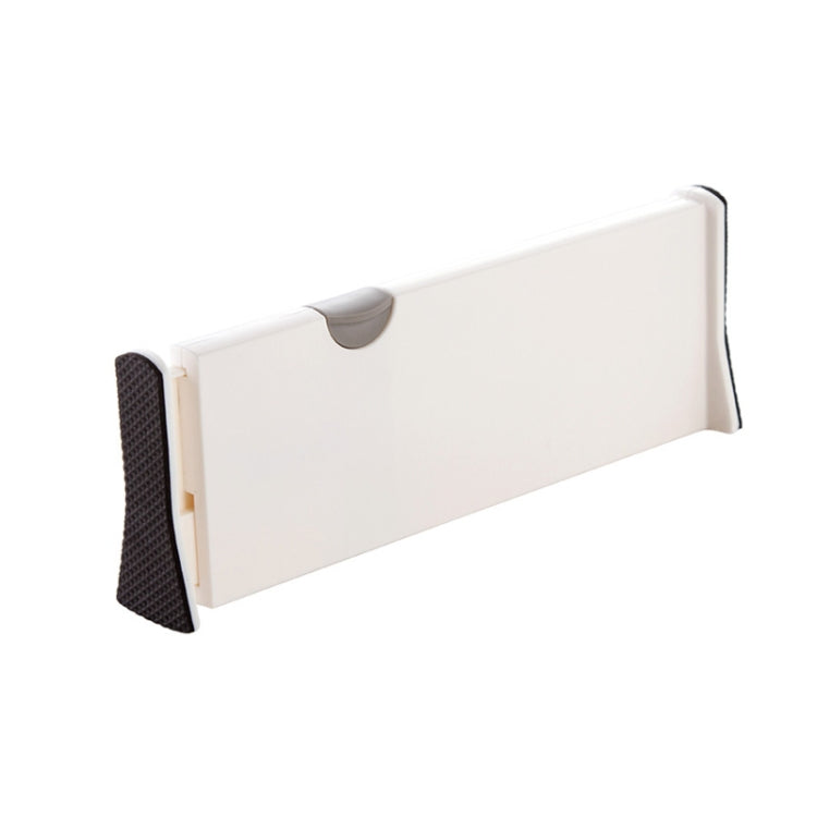 2 PCS Wardrobe Drawer Telescopic Divider Storage Board, Specification: Small 44x10cm(White)