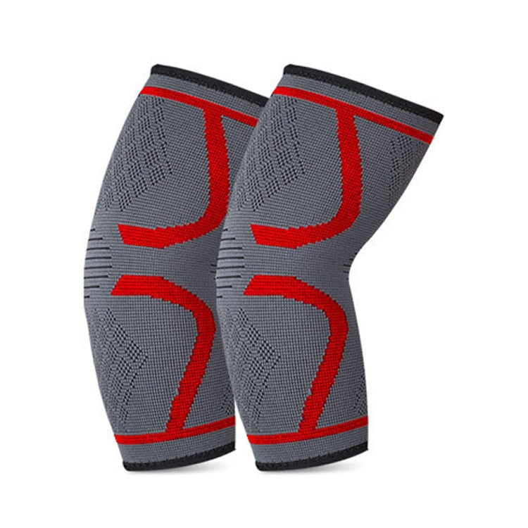 1 Pair Fitness Sports Protective Gear Breathable Sweating Sports Elbow Pads, Size: S (Red)
