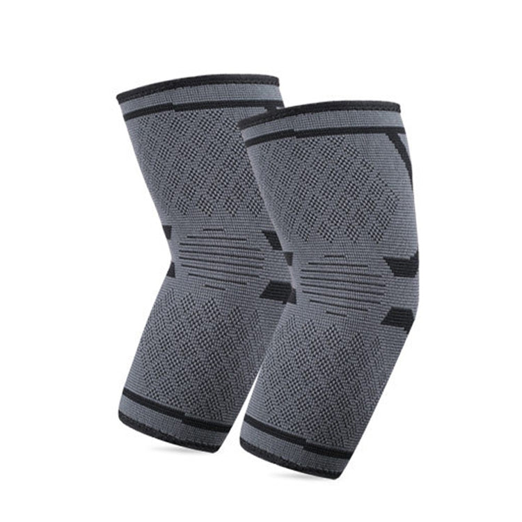 1 Pair Fitness Sports Protective Gear Breathable Sweating Sports Elbow Pads, Size: M (Black)