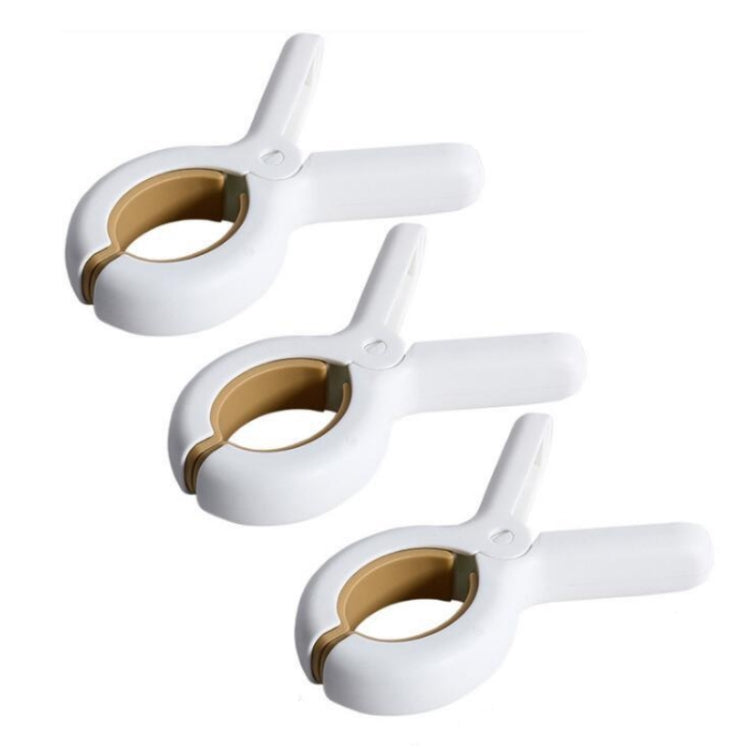 6 PCS Yellow Household Plastic Windproof Sheet Fixed Clothespin Hanger Clip