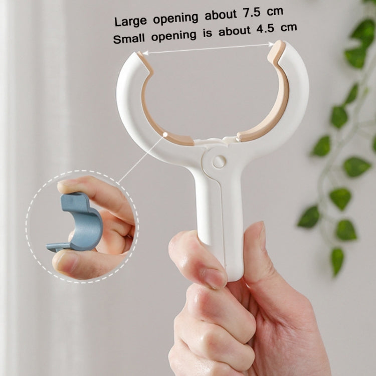6 PCS Blue Household Plastic Windproof Sheet Fixed Clothespin Hanger Clip