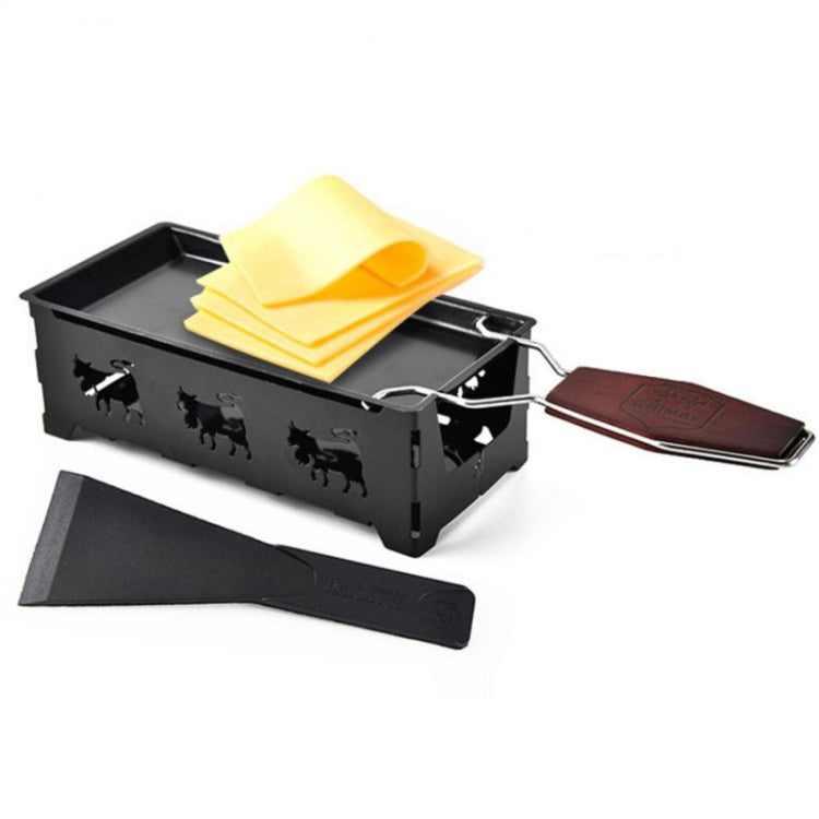 Mini Cheese Grill ,Specification: Wooden Handle Black Set