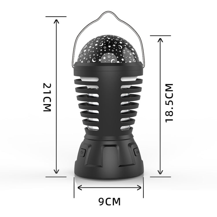 M3 Starry Sky Mosquito Killer Lamp Projector Night Light(Black)