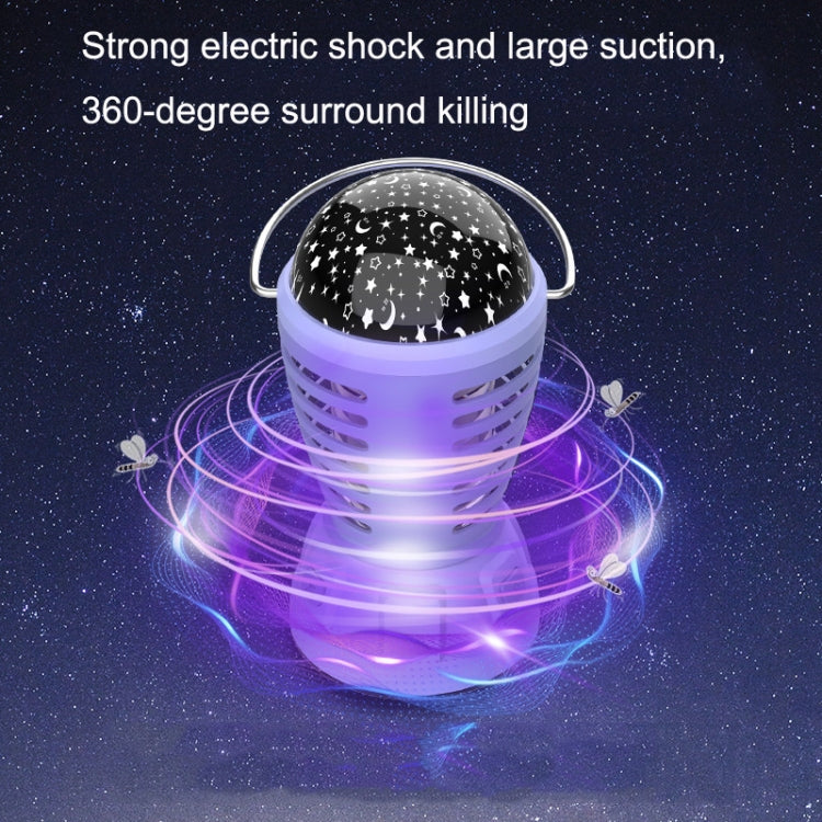 M3 Starry Sky Mosquito Killer Lamp Projector Night Light(Black)