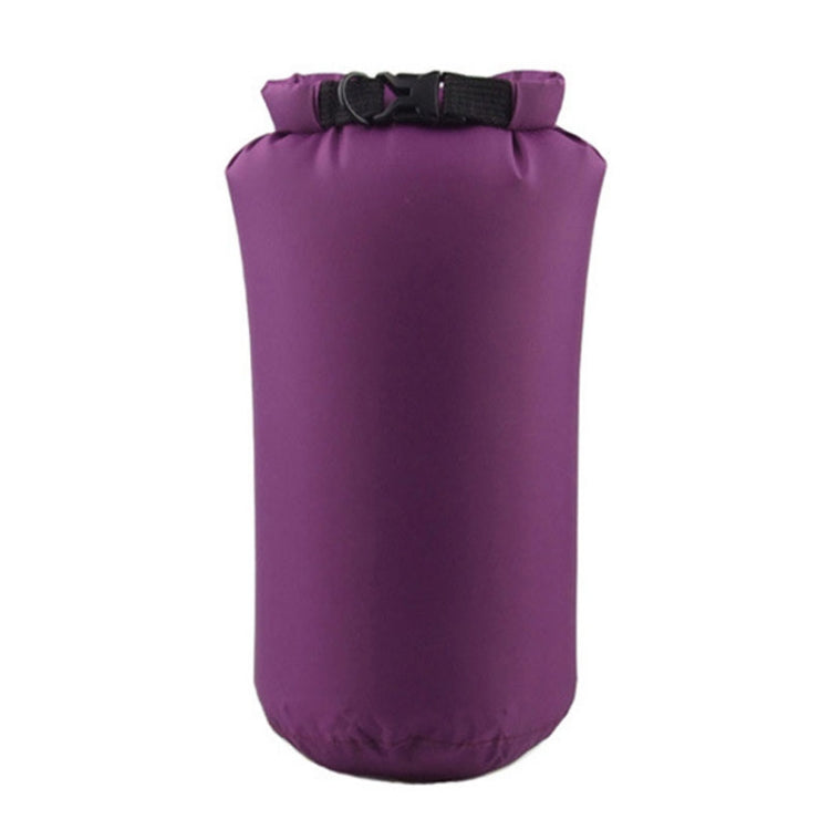 6L Outdoor Rafting Camping Glued Waterproof Bag(Purple)
