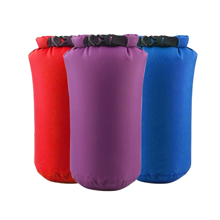 6L Outdoor Rafting Camping Glued Waterproof Bag(Purple)