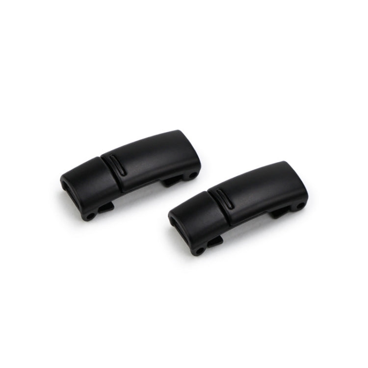 4 Sets SLK28 Metal Magnetic Buckle Elastic Free Tied Laces, Style: Black Magnetic Buckle