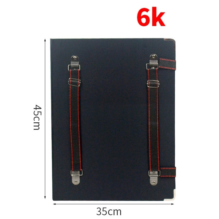 Backpack Portable Waterproof Sketch Clipboard, Specification: 6K (Black)
