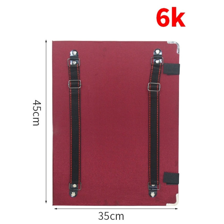 Backpack Portable Waterproof Sketch Clipboard, Specification: 6K (Red)