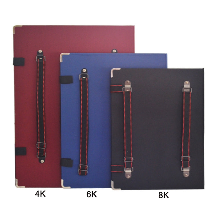 Backpack Portable Waterproof Sketch Clipboard, Specification: 4K (Blue)