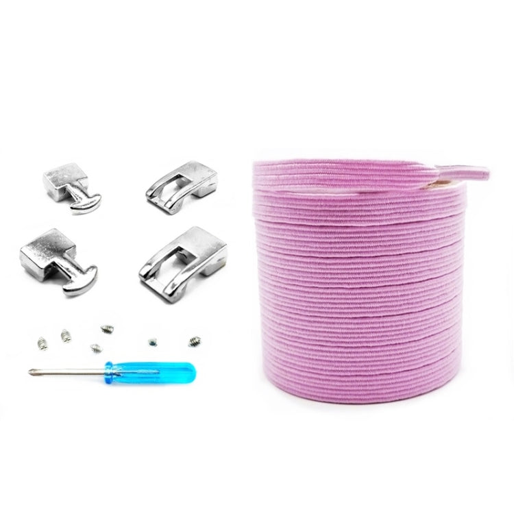 3 Sets SLK16 Metal Hook Lazy People Free-Tied Elastic Lace