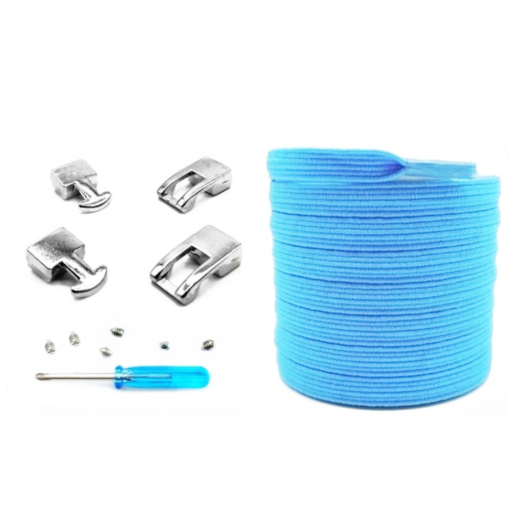 3 Sets SLK16 Metal Hook Lazy People Free-Tied Elastic Lace