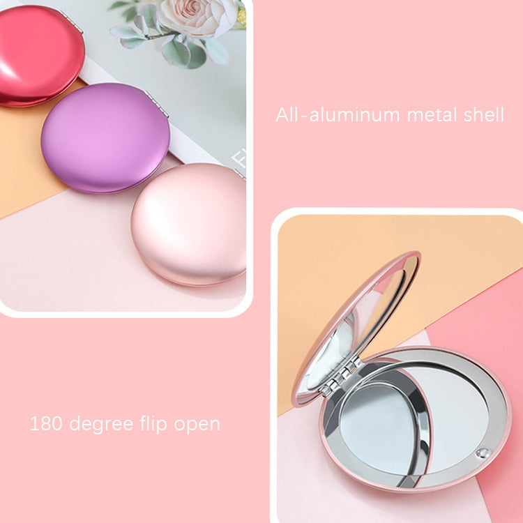 3 PCS Makeup Small Mirror Folding Portable Clamshell Circular Mirror
