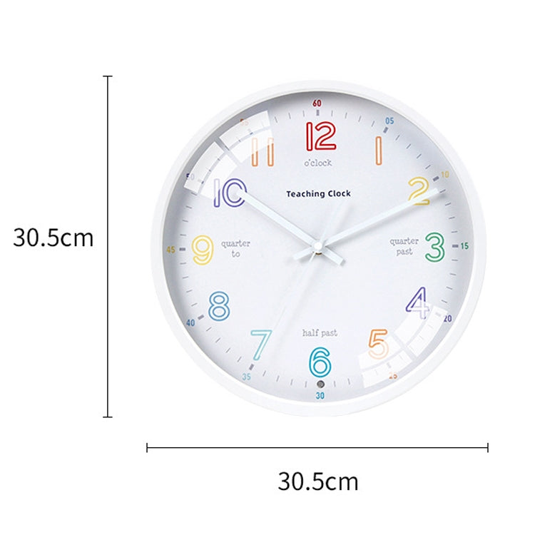 12-Inch Sound-Controlled Night Light Clock
