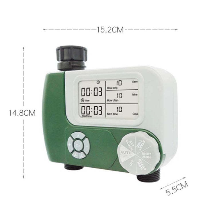 YK6610 Dual Outlet Irrigation Controller Gardening Drip Irrigation System Automatic Flower Watering Device