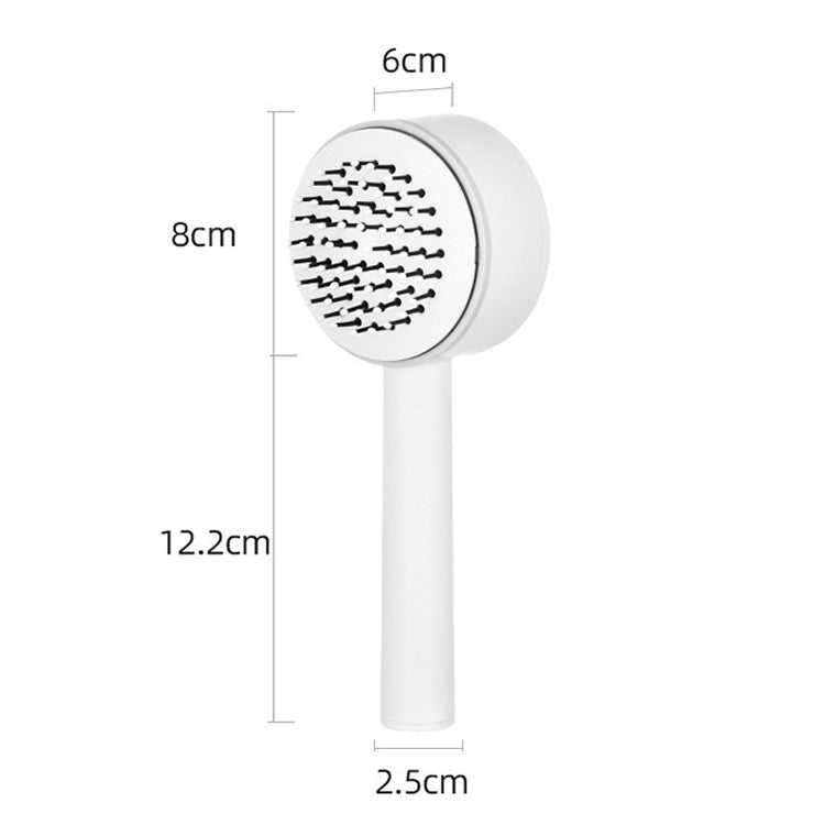 Portable Anti-Head Skin Static Styling Comb(White)