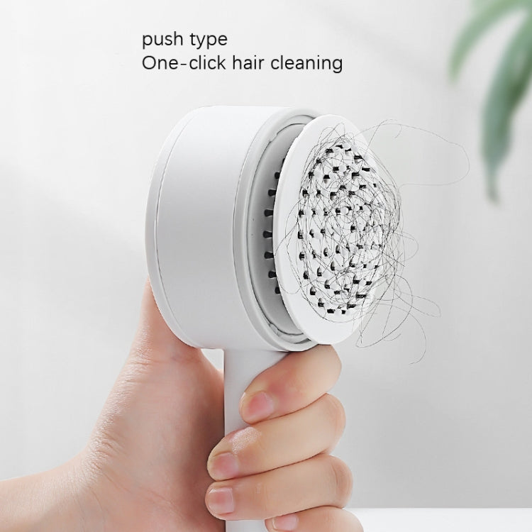 Portable Anti-Head Skin Static Styling Comb(White)