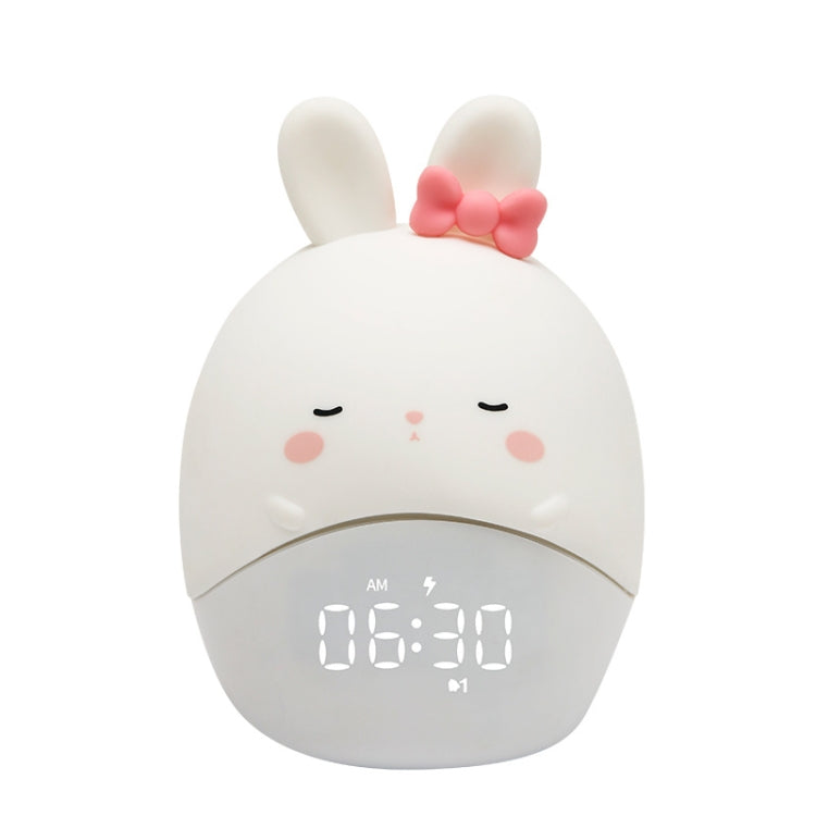 Cartoon Animal LED Smart Alarm Clock Bedside Mini Sleeping Lamp