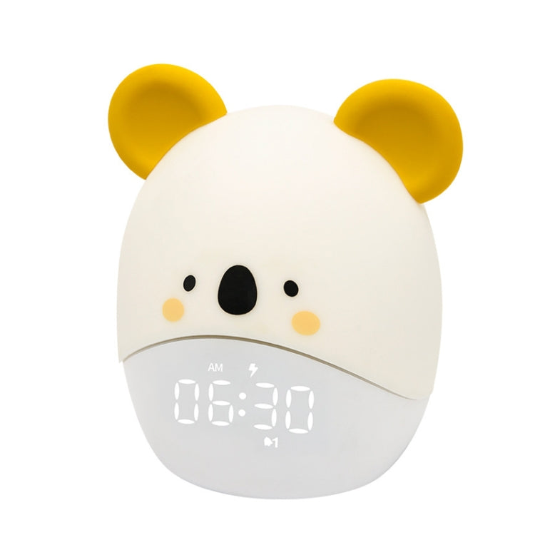 Cartoon Animal LED Smart Alarm Clock Bedside Mini Sleeping Lamp