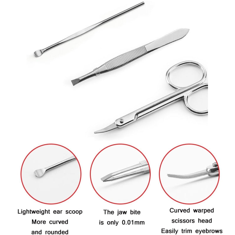 3 PCS Stainless Steel Nail Trimming Grooming Set