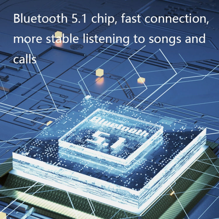 T16 Touch Power Digital Display Wireless Bluetooth Headset(Black)