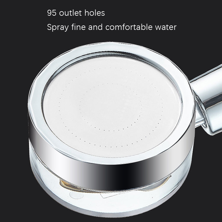 2 PCS  Spiral Rotary Vortex To Boost Out Water Sprinkle Head(Fan Shower Gold)
