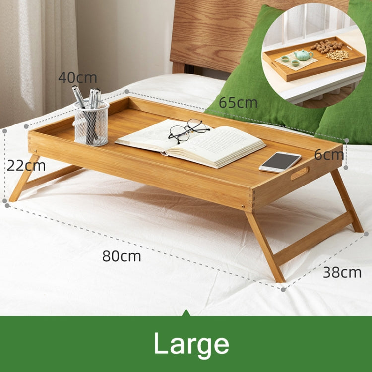 Foldable Laptop Desk Bedroom Writing Desk, Size: Large 65cm