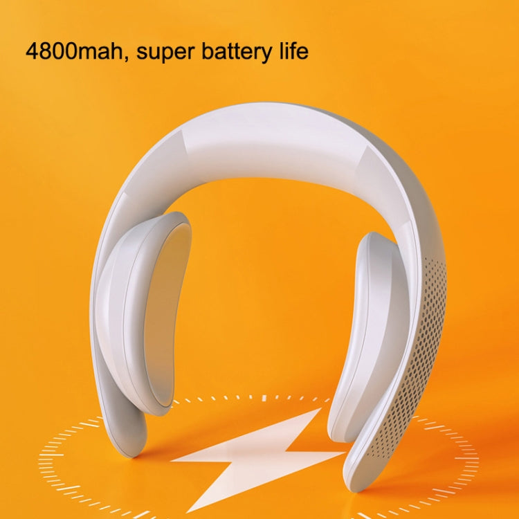 S890 Outdoor Silent Bladeless Hanging Neck Fan(White)