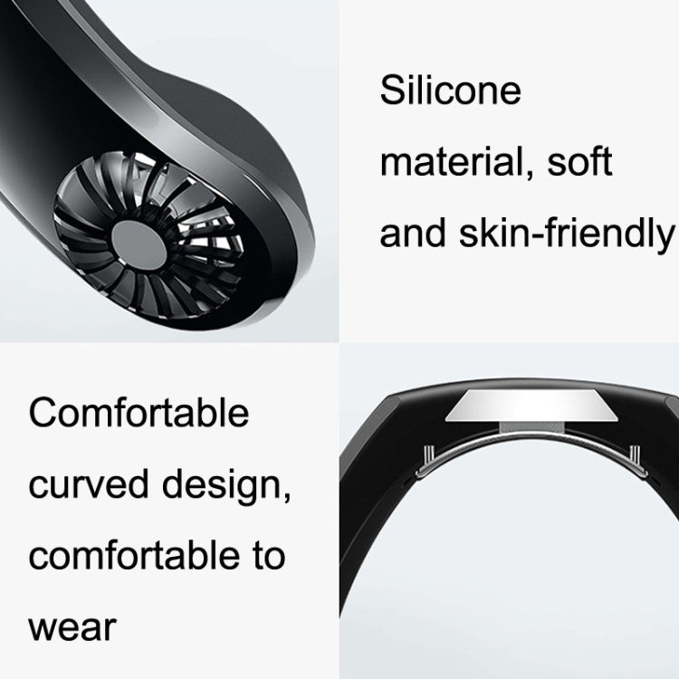 FS-068 Refrigeration Cooling Portable USB Hanging Neck Fan