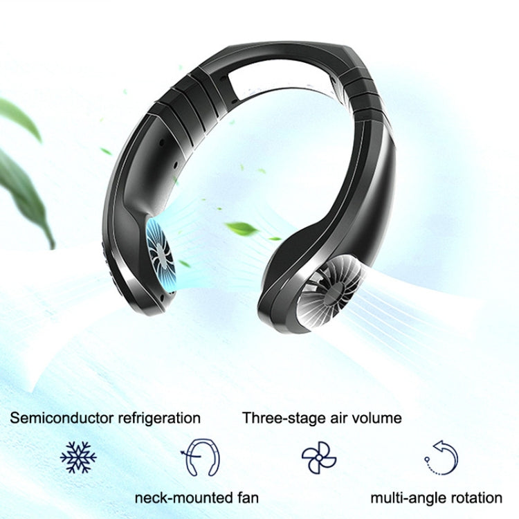 FS-068 Refrigeration Cooling Portable USB Hanging Neck Fan