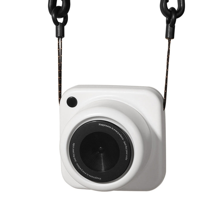 JIYOUG01 Mini Portable Outdoor Retro Camera USB Fan(White)