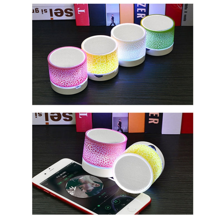 A9 Mini Crack Pattern Wireless Bluetooth Card Speaker