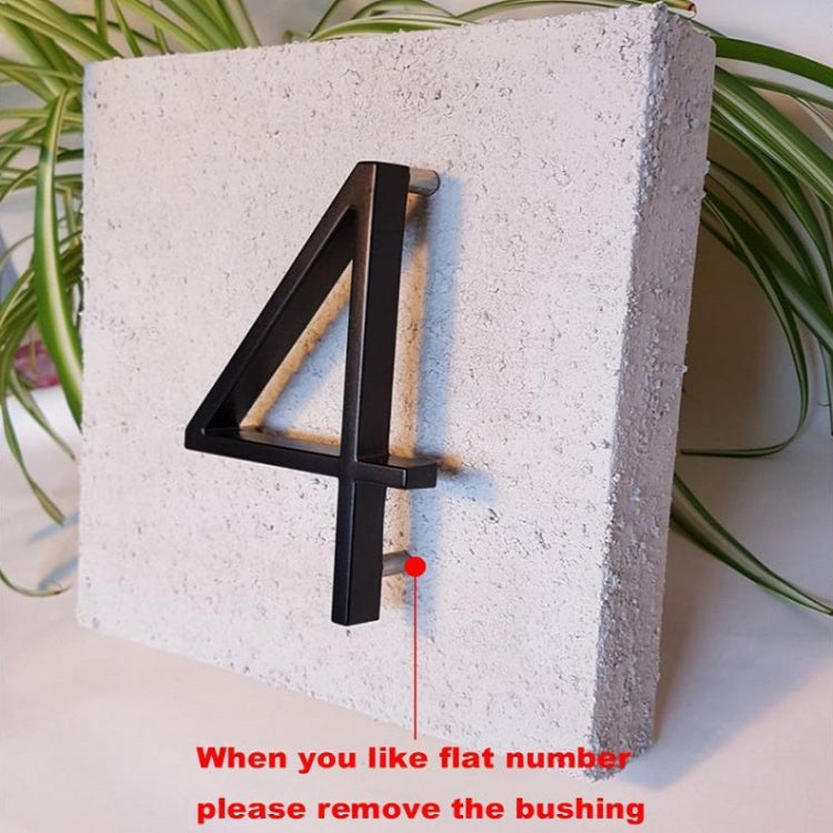 Zinc Alloy Digital House Number, Specification: 4