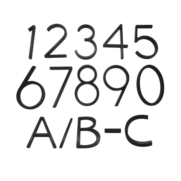 Zinc Alloy Digital House Number, Specification: 9