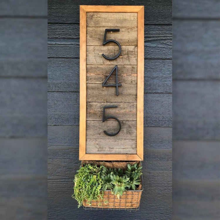 Zinc Alloy Digital House Number, Specification: 9