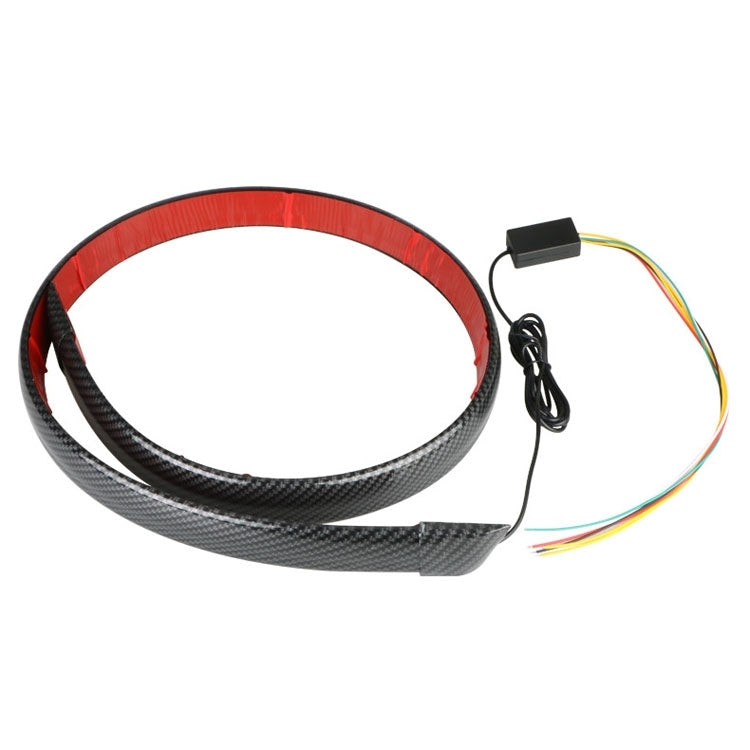 Car Tail Light With High Brake Running Light and Turn Signals(Carbon Fiber Black)