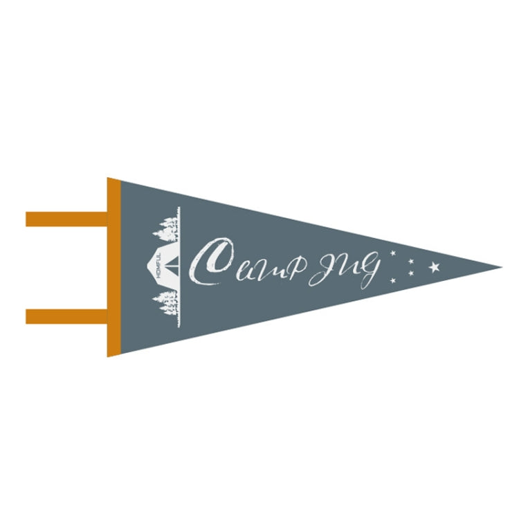 HOMFUL Outdoor Camping Triangle Camp Flag