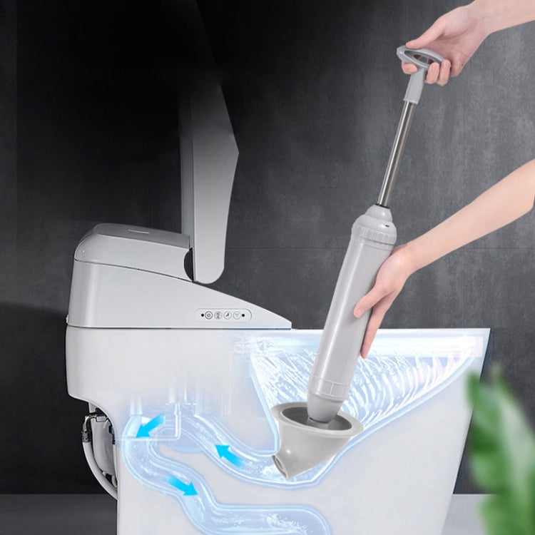 Vacuum High Pressure Toilet Dredge, Style: Arc (Gray White)