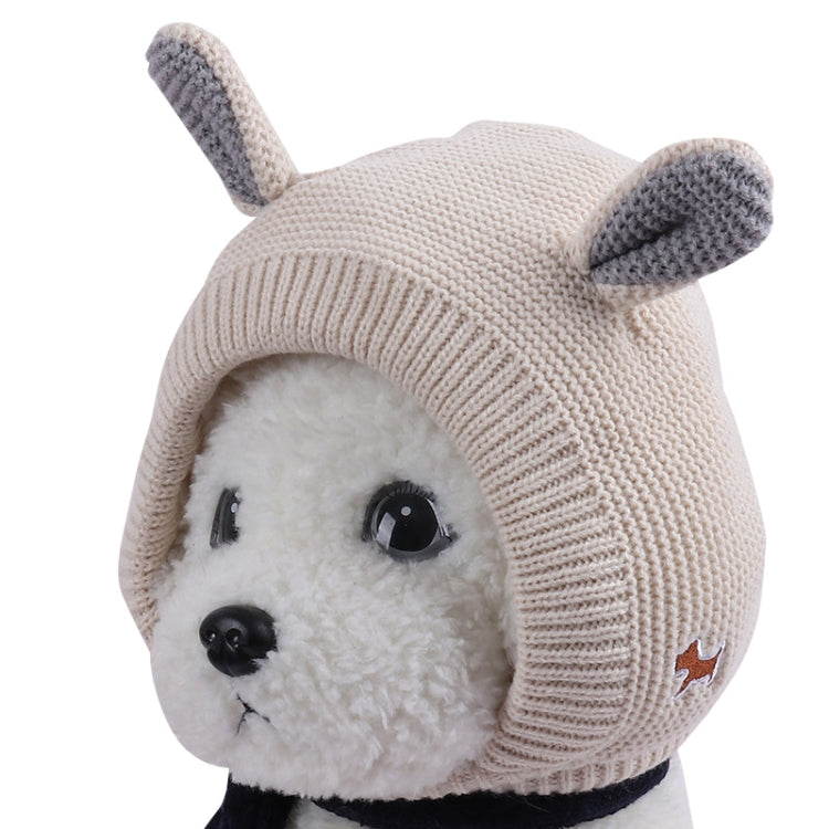 Autumn And Winter Warm Knitted Rabbit Ears Pet Hat