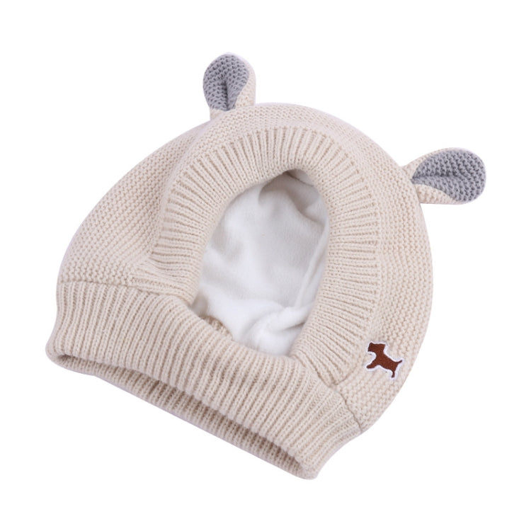 Autumn And Winter Warm Knitted Rabbit Ears Pet Hat