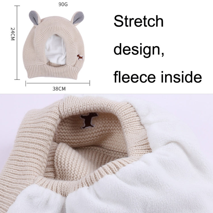 Autumn And Winter Warm Knitted Rabbit Ears Pet Hat